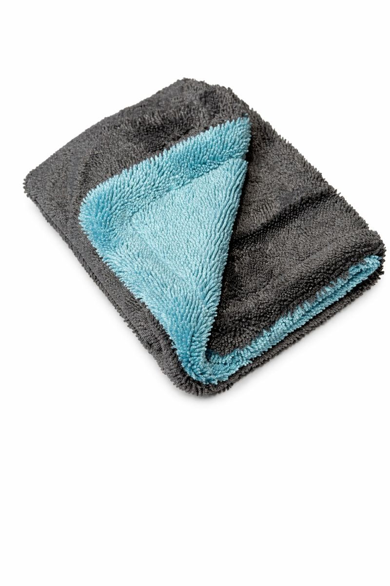 Dual Color Blue & Grey Microfiber Cloth 1200 GSM (40×60 cm) Pack of 2