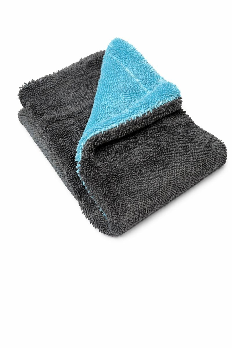 Dual Color Blue & Grey Microfiber Cloth 1200 GSM (40×60 cm) Pack of 2
