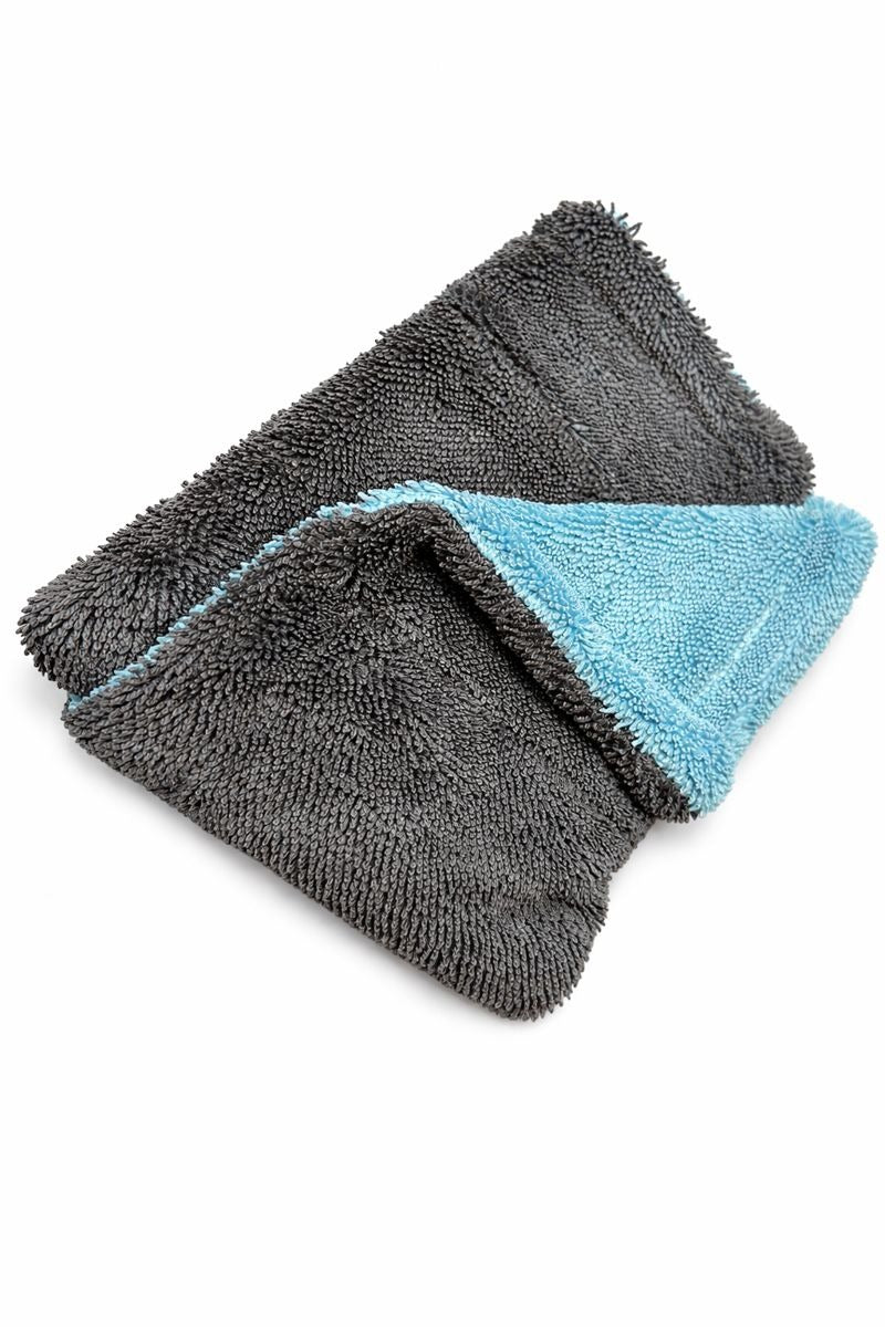 Dual Color Blue & Grey Microfiber Cloth 1200 GSM (40×60 cm) Pack of 2